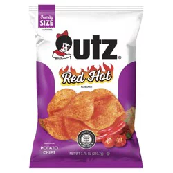 Utz 7.75 oz Utz Red Hot Potato Chips
