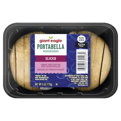 Giant Eagle Portabella Mushrooms, Sliced