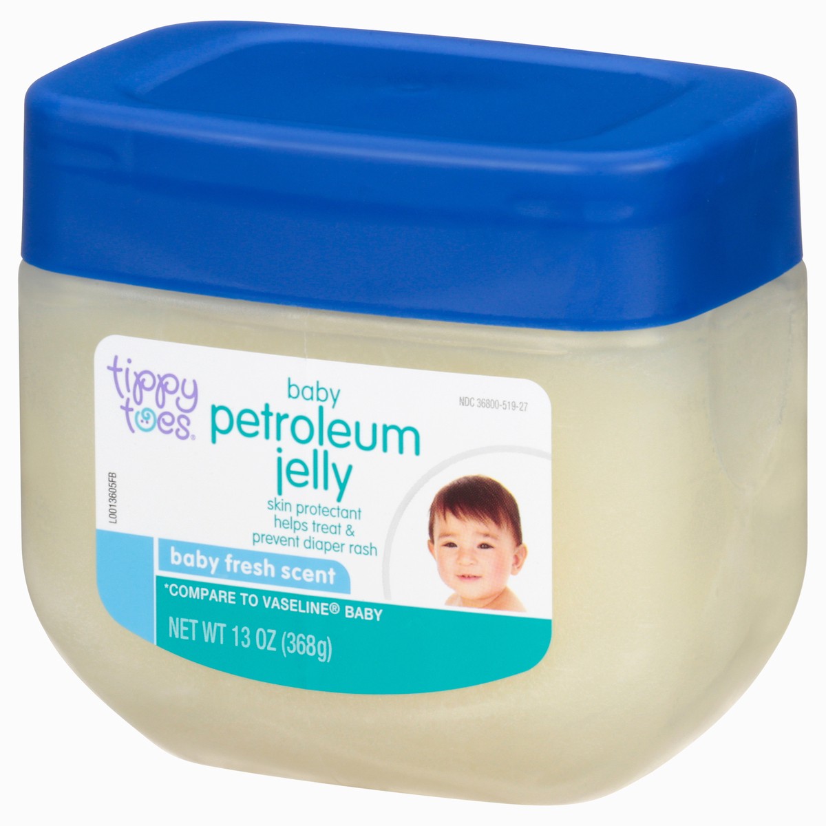 slide 3 of 10, Tippy Toes Petroleum Jelly Baby Fresh Scent, 13 oz