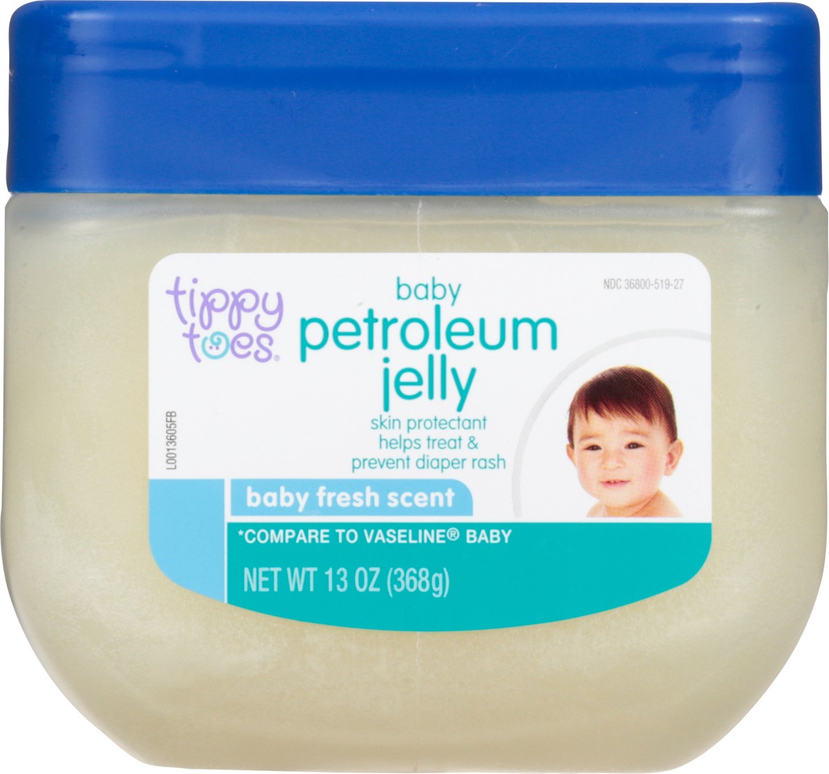 slide 8 of 10, Tippy Toes Petroleum Jelly Baby Fresh Scent, 13 oz