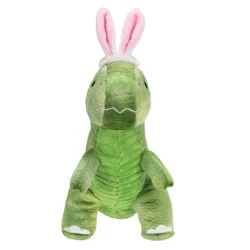 Holiday Home Dino with Bunny Ears Plush - Green