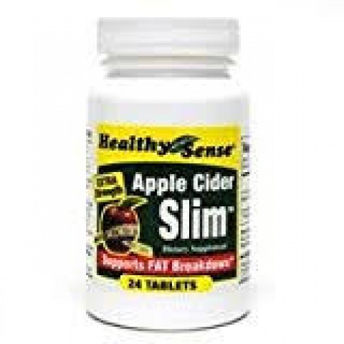 slide 1 of 1, Healthy Sense Apple Cider Slim Tablets, 1.6 oz