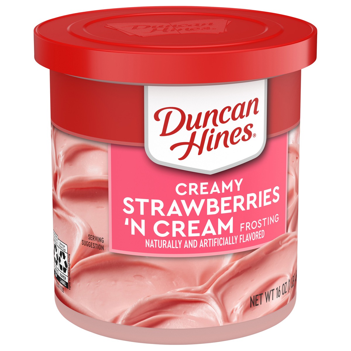 slide 7 of 8, Duncan Hines Strawbrerry Cream Frost, 16 oz