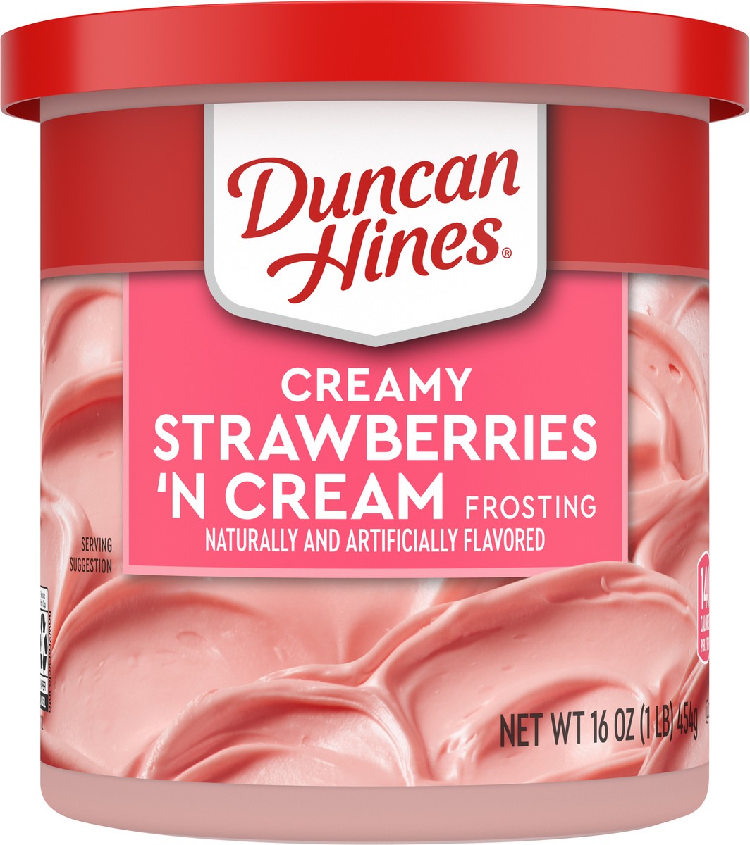 slide 6 of 8, Duncan Hines Strawbrerry Cream Frost, 16 oz