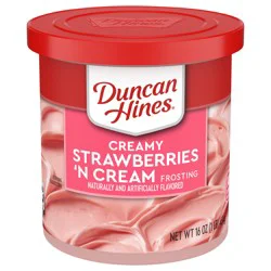 Duncan Hines Creamy Strawberries 'n Cream Flavored Frosting, 16 oz.