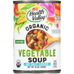 Health Valley Organic No Salt Added Vegetable Soup 15 oz