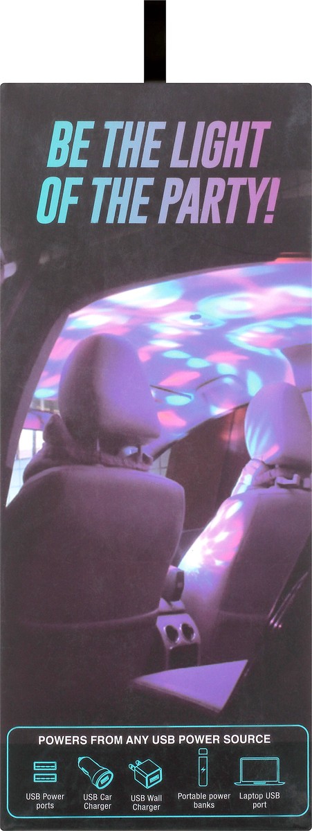 slide 10 of 11, Premier Rave Mountable LED Disco Light 1 ea, 1 ea