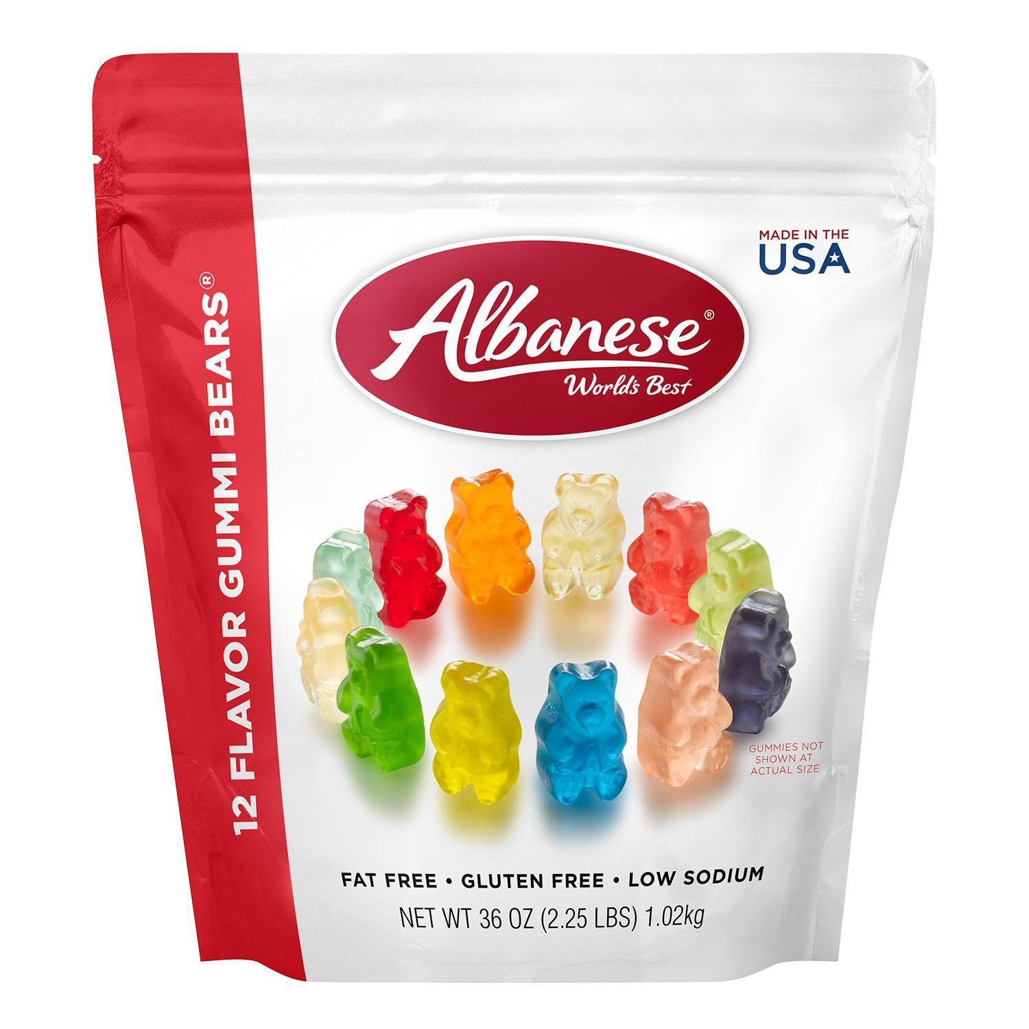 slide 1 of 1, Albanese 12 Flavor Gummi Bears, 36 oz