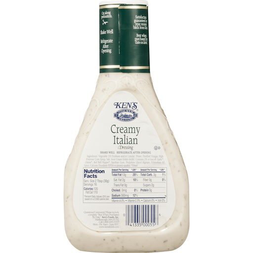 slide 10 of 18, Ken's Steak House Creamy Italian Salad Dressing, 16 fl oz