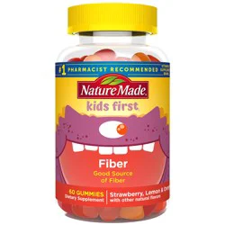Nature Made Kids First Fiber Gummies for Digestive Health, 60 Count