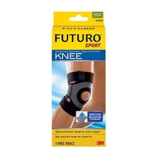 slide 1 of 1, Futuro Sport Moisture Control Knee Support Brace, XL