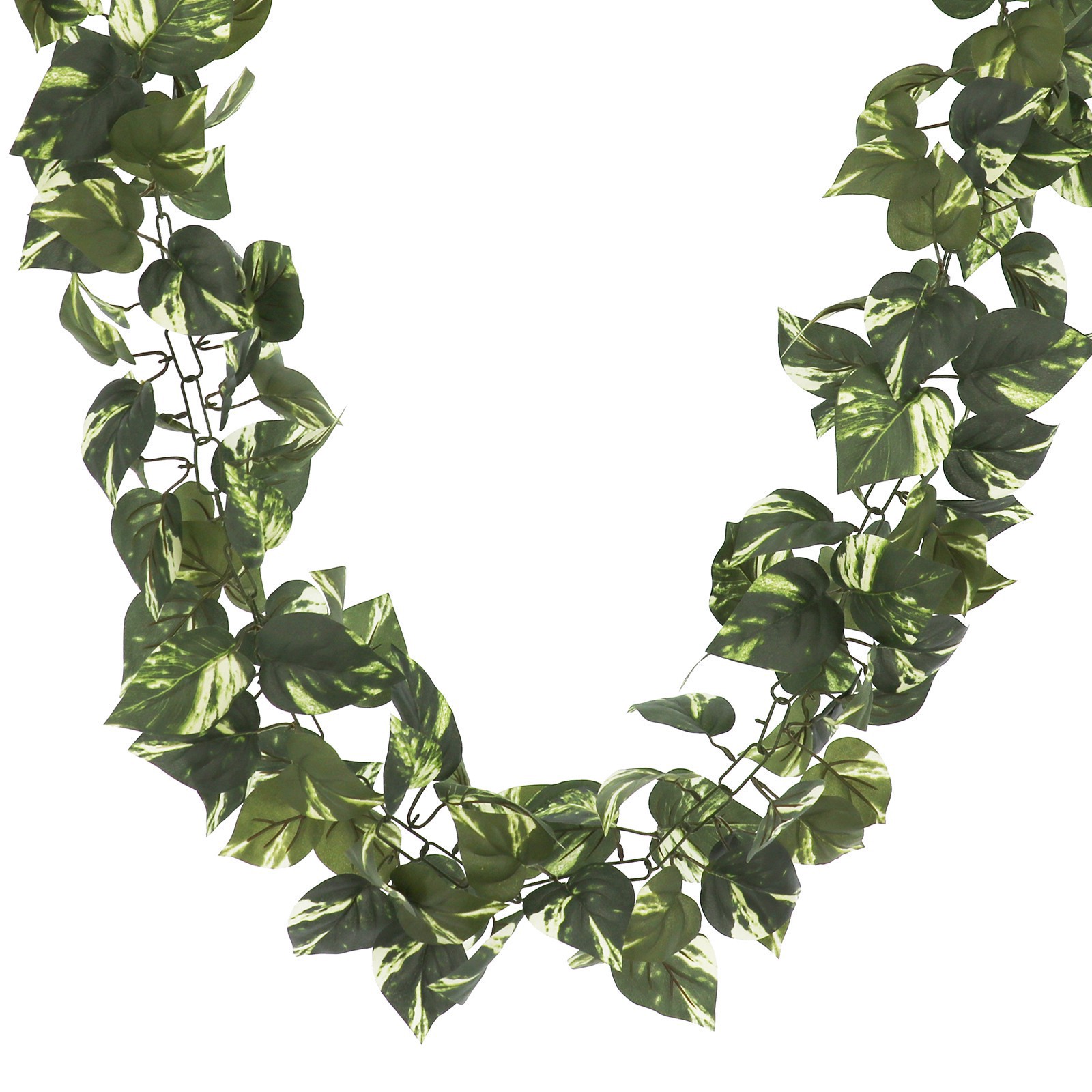 slide 2 of 2, 6ft. Variegated Pothos Chain Garland By Ashland, 6 ft