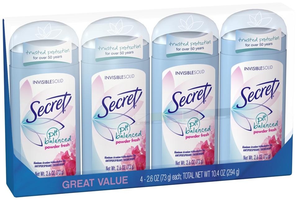 slide 1 of 1, Secret Original Powder Fresh Women's Solid Antiperspirant & Deodorant, 2.6 oz