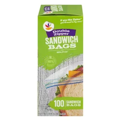 Giant Sandwich Bags Double Zipper