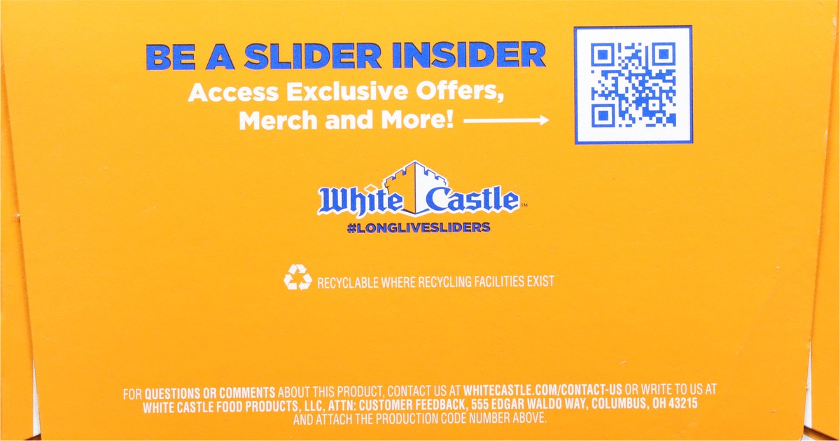 slide 4 of 9, White Castle Classic Cheese Sliders 8 - 2 Packs, 8 ct