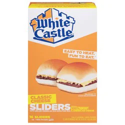 White Castle Classic Cheese Sliders- 16 ct