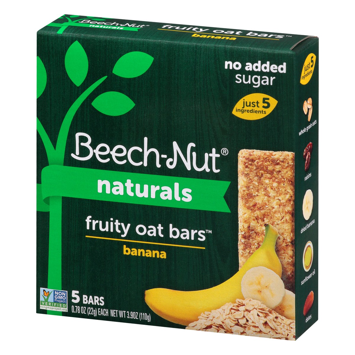 slide 5 of 10, Beech-Nut Beechnut Oat Bars Banana 5Pk, 3.9 oz