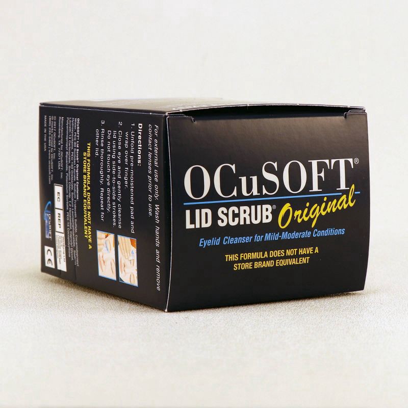 slide 5 of 6, OCuSOFT Eye Lid Scrub Original Pre-Moistened Pads - 30ct, 30 ct