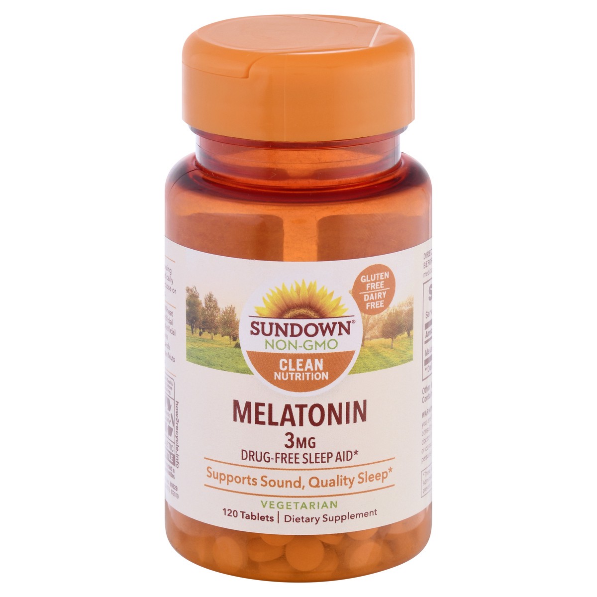 slide 1 of 9, Sundown Naturals Melatonin, 3 mg, 120 ct