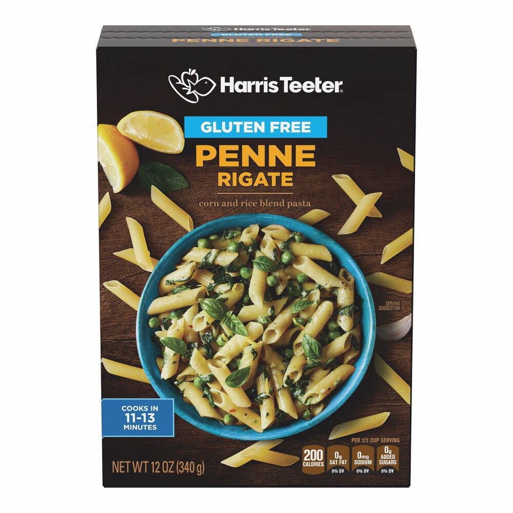 slide 3 of 5, Harris Teeter® Penne Rigate Gluten Free, 12 oz