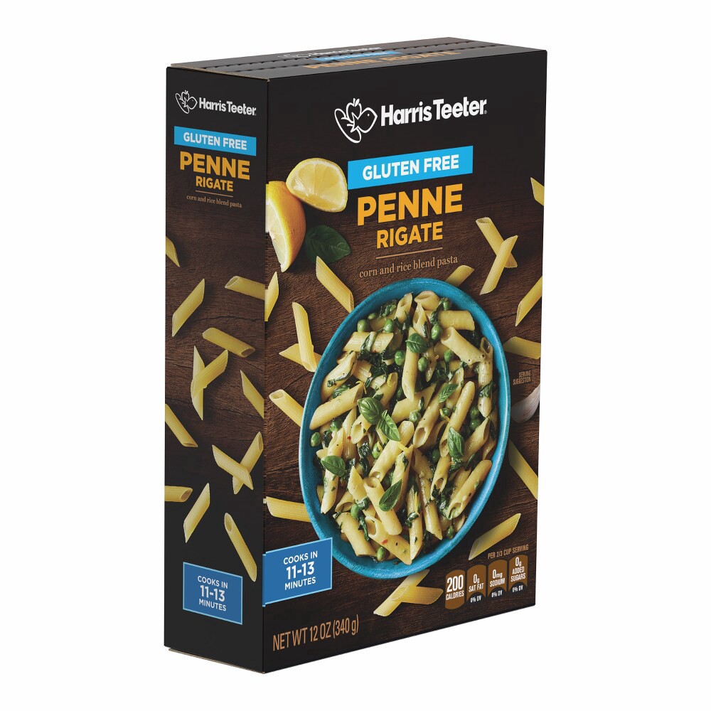 slide 2 of 5, Harris Teeter® Penne Rigate Gluten Free, 12 oz