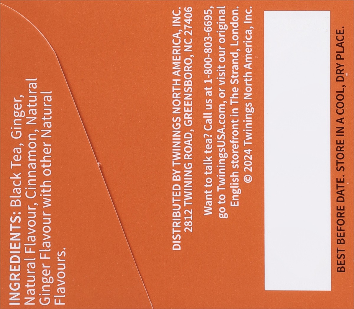 slide 6 of 15, Twinings Gingerbread Joy Black Tea 20 Tea Bags, 1 ct