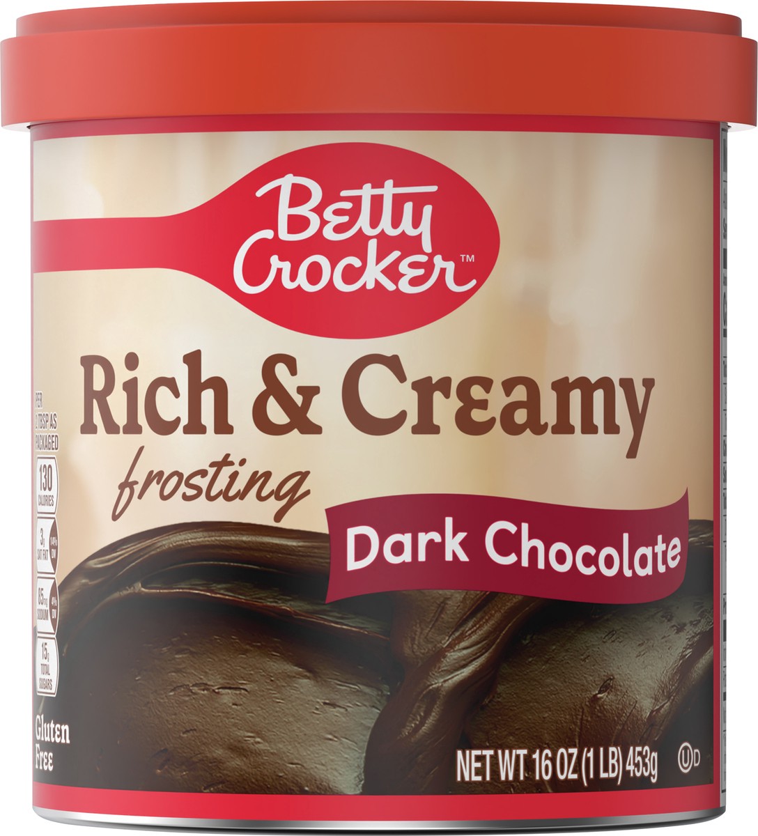 slide 6 of 9, Betty Crocker Rich & Creamy Dark Chocolate Frosting, 