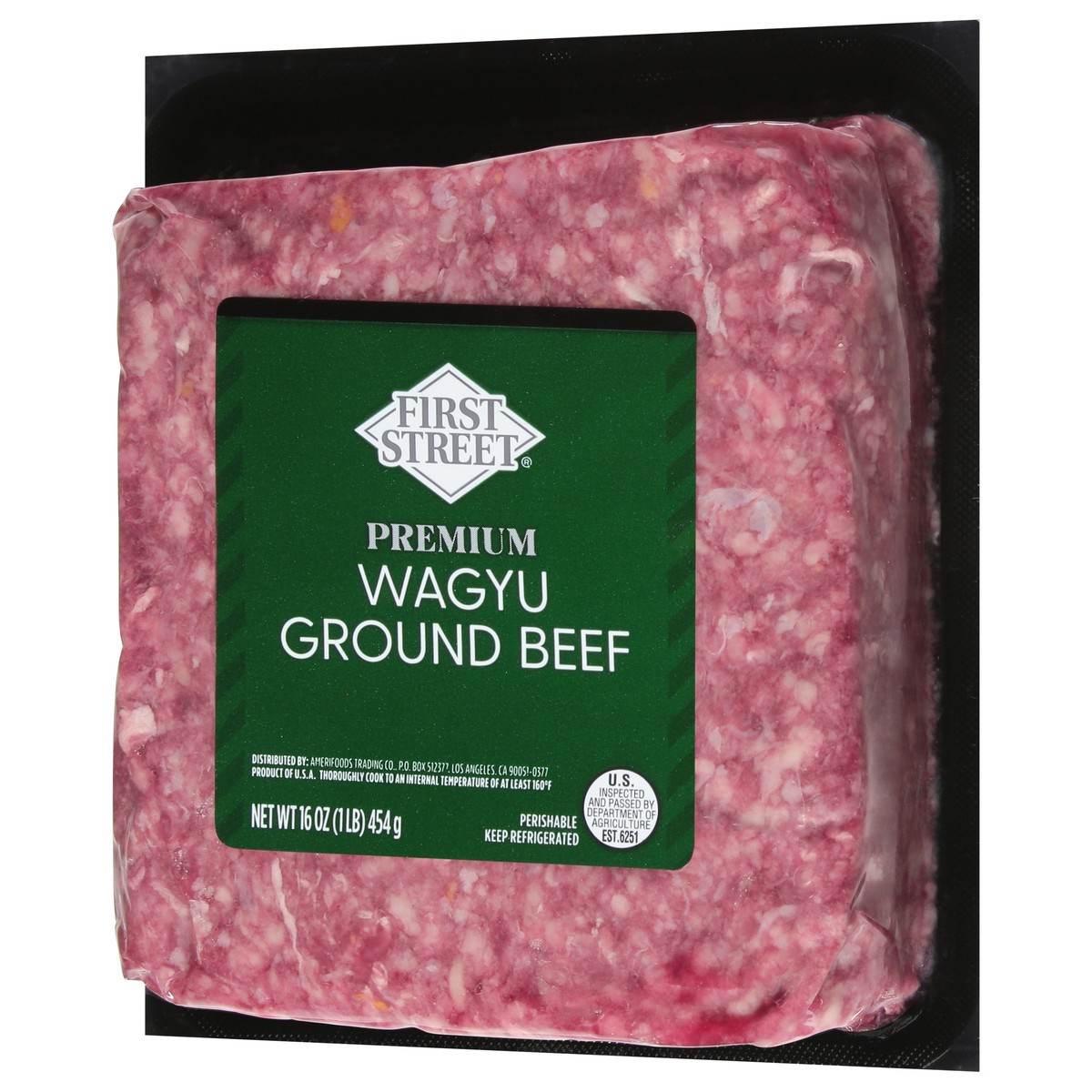 slide 4 of 4, First Street Wagyu Ground Beef 75/25, 16 oz
