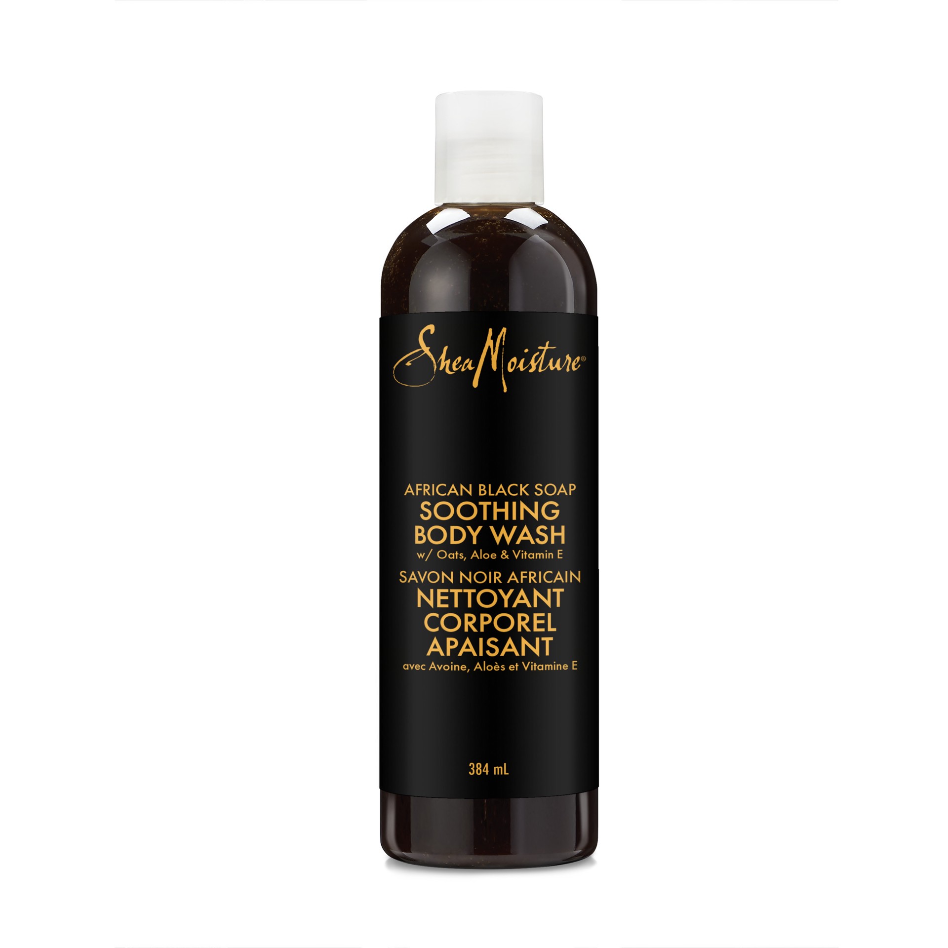 slide 1 of 6, SheaMoisture Soothing Body Wash African Black Soap, 13 oz, 13 fl oz