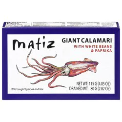 Matiz Giant Calamari with Beans & Paprika