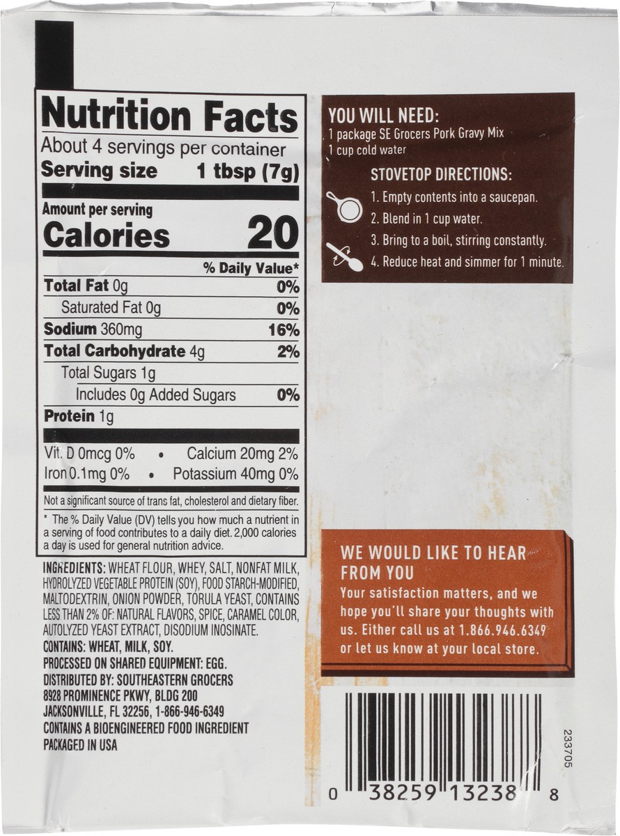 slide 4 of 14, SE Grocers Pork Gravy Mix, 1 oz