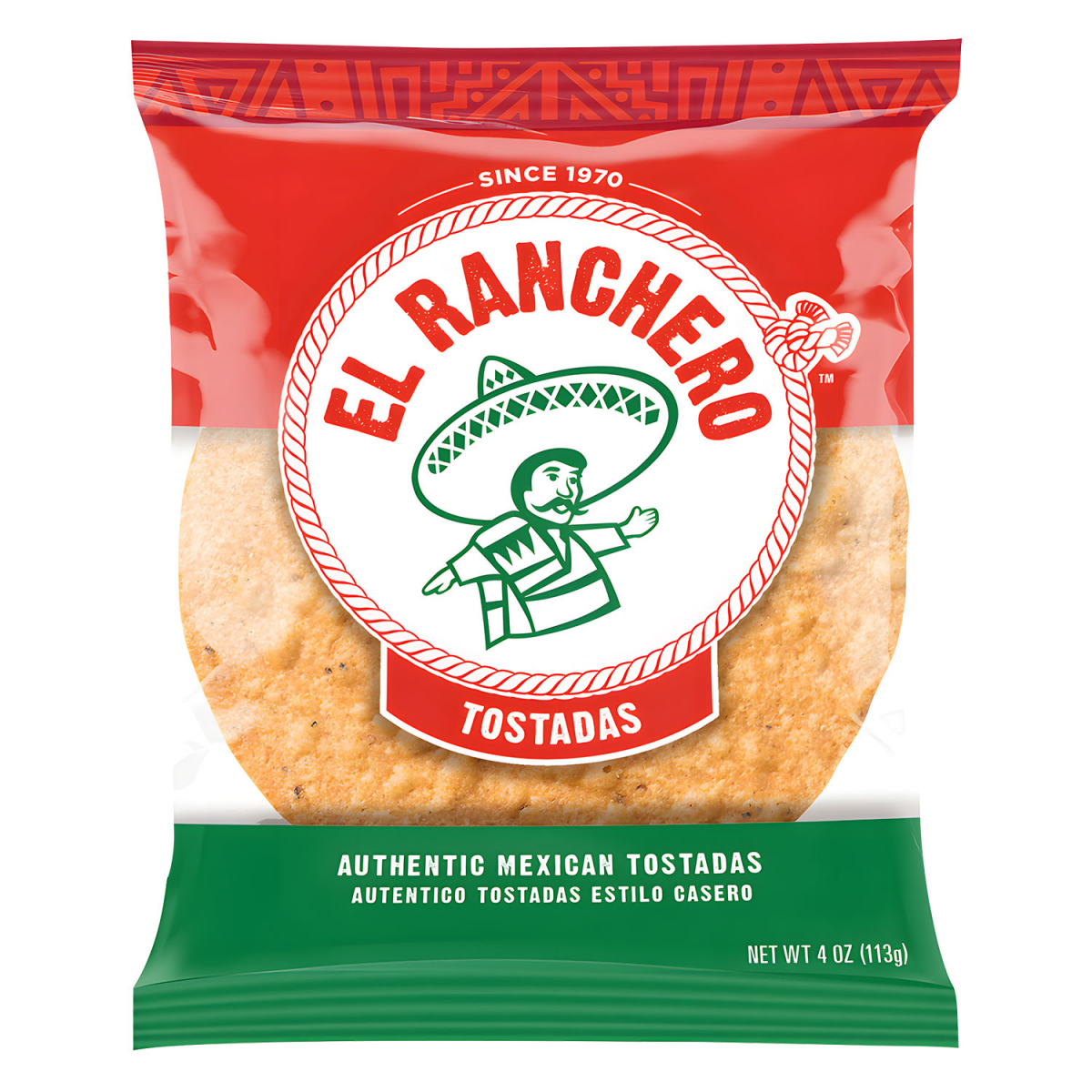 slide 1 of 5, El Ranchero Tostadas 4 oz, 4 oz