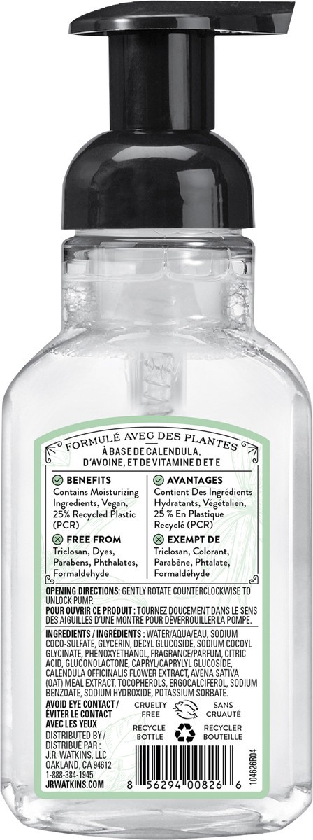 slide 4 of 7, J.R. Watkins Foaming Hand Soap, Vanilla Mint, 9 fl. oz., 9 fl oz
