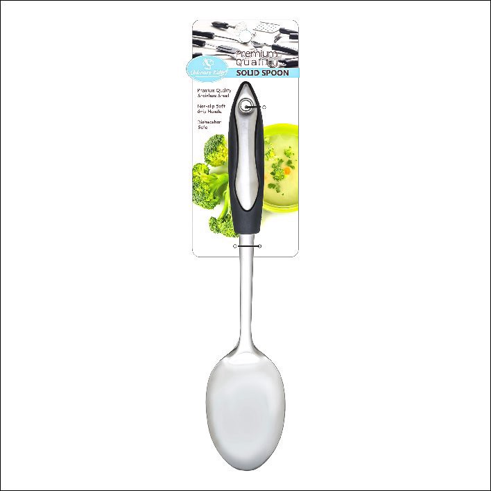 slide 1 of 1, Culinary Edge Ce Solid Spoon Ss Hndl, 1 ct