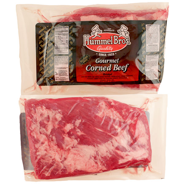 slide 1 of 1, Hummel Bros. Flat Cut Red Corned Beef, per lb