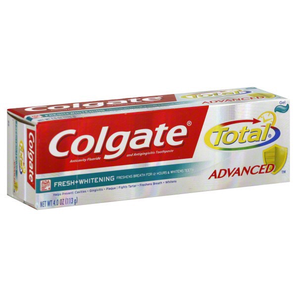 slide 1 of 5, Colgate Total Advanced Toothpaste - Fresh Whitening Gel, 4 oz