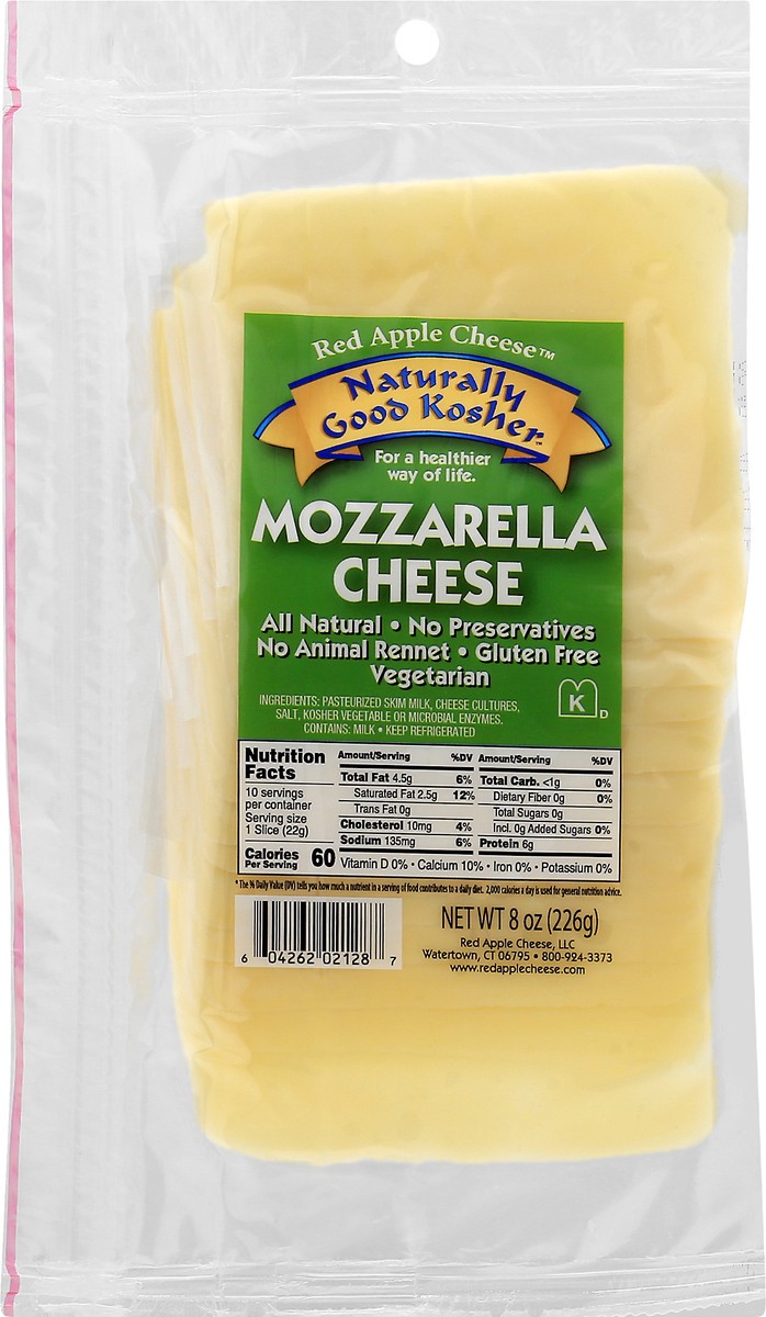 slide 12 of 13, Red Apple Cheese Mozzarella Cheese 8 oz, 8 oz