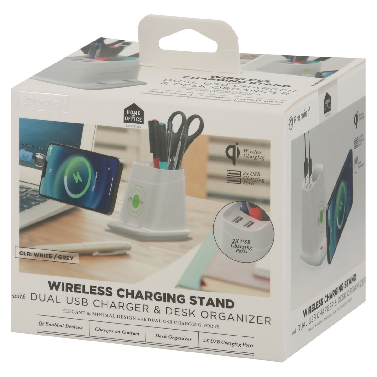 slide 6 of 11, Premier Wireless Charging Stand 1 ea, 1 ct