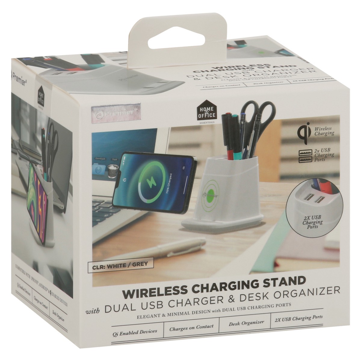 slide 4 of 11, Premier Wireless Charging Stand 1 ea, 1 ct