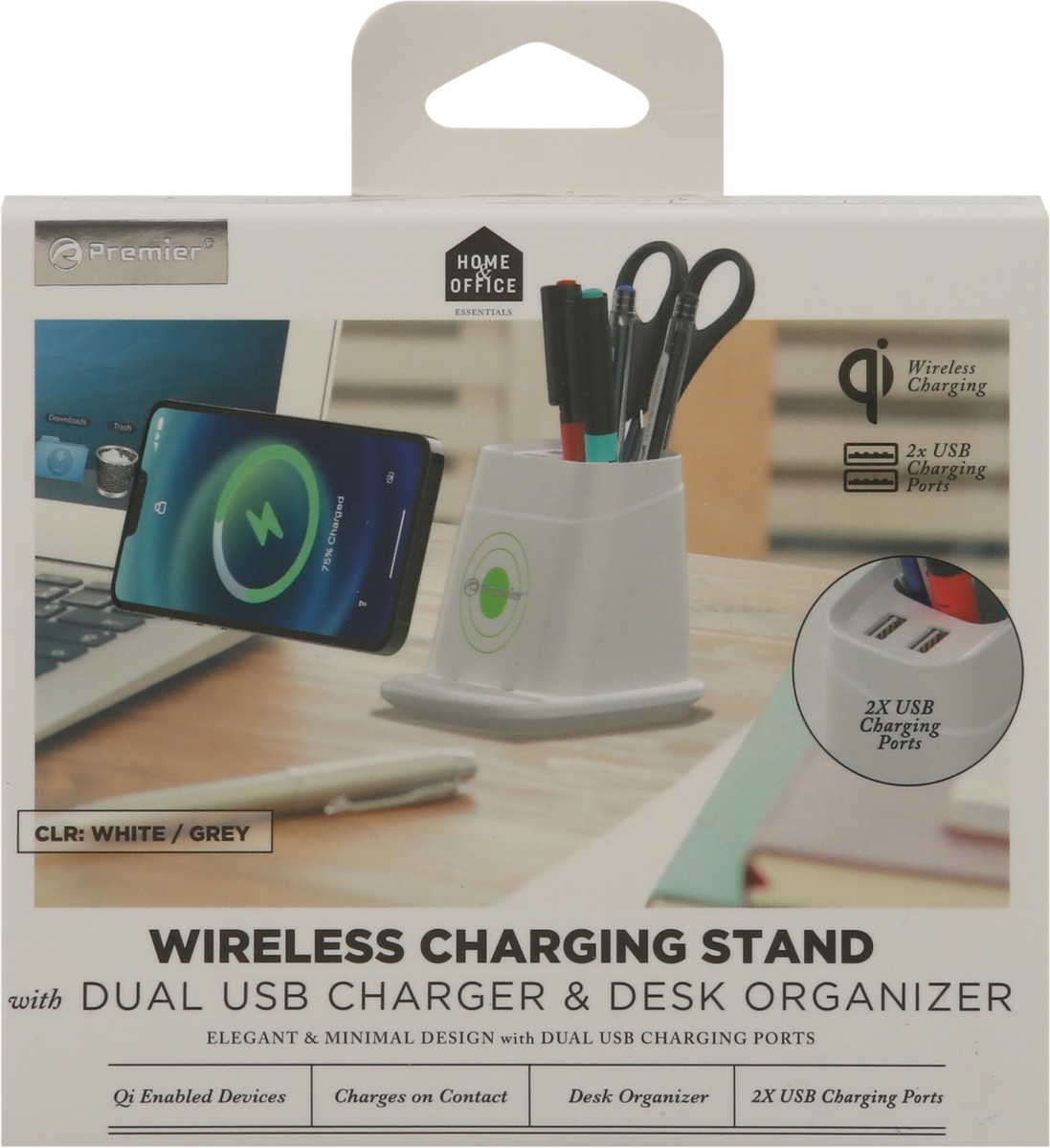 slide 10 of 11, Premier Wireless Charging Stand 1 ea, 1 ct