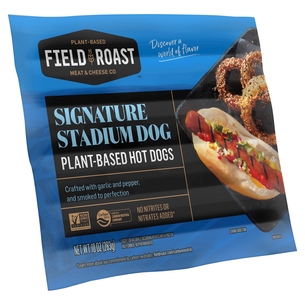 slide 5 of 5, Field Roast Signature Stadium Dog Plant Based Hot Dogs, 10 oz