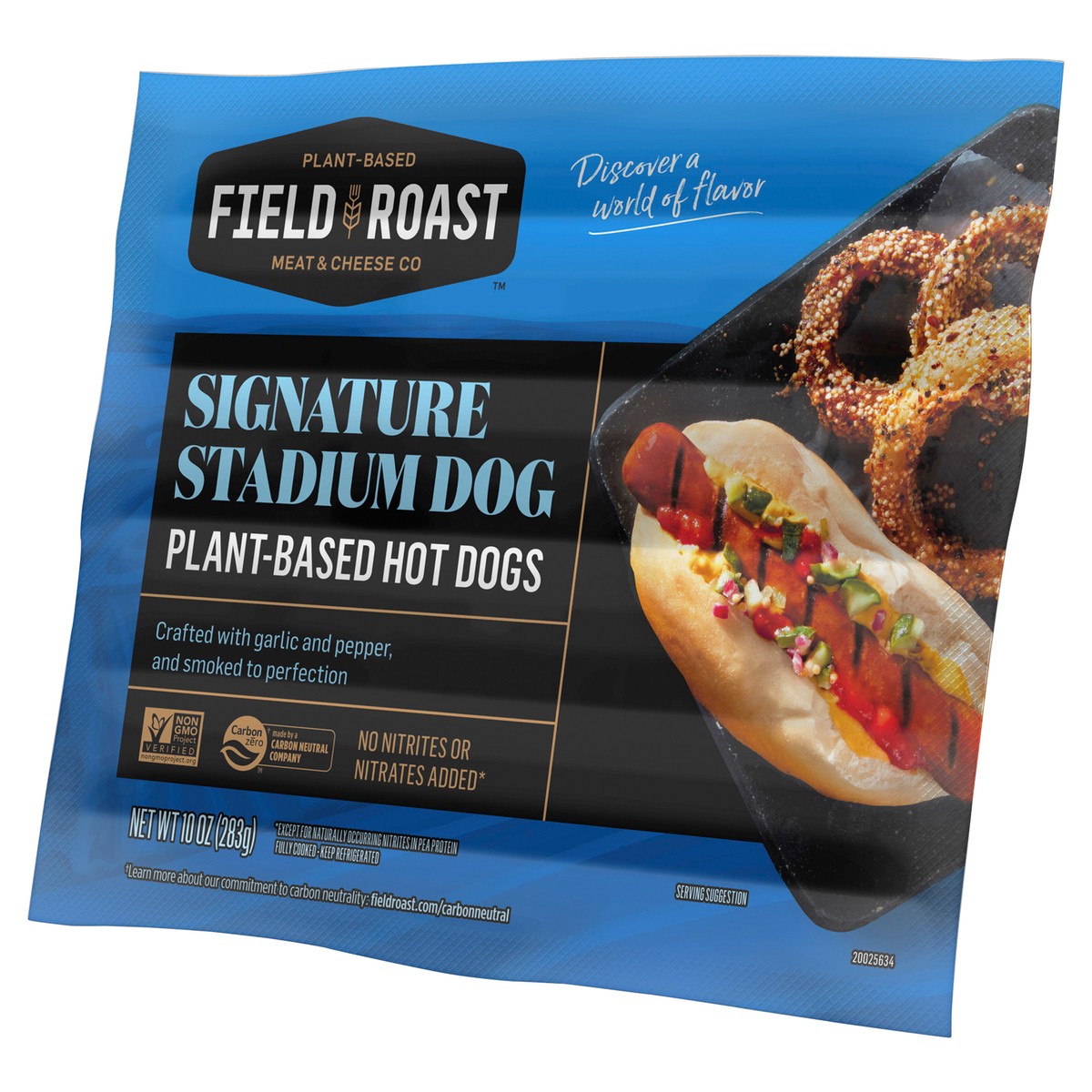 slide 2 of 5, Field Roast Signature Stadium Dog Plant Based Hot Dogs, 10 oz