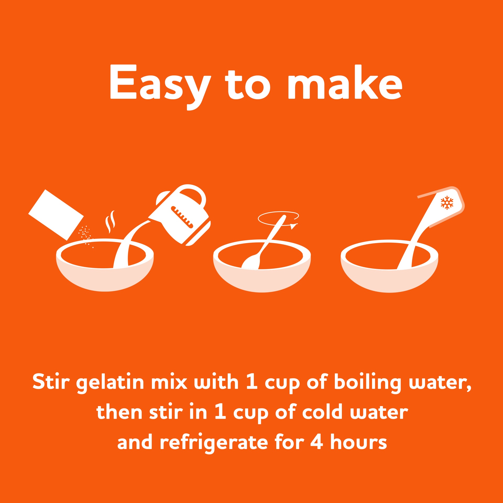 slide 3 of 11, Jell-O Orange Gelatin Dessert Mix, 3 oz