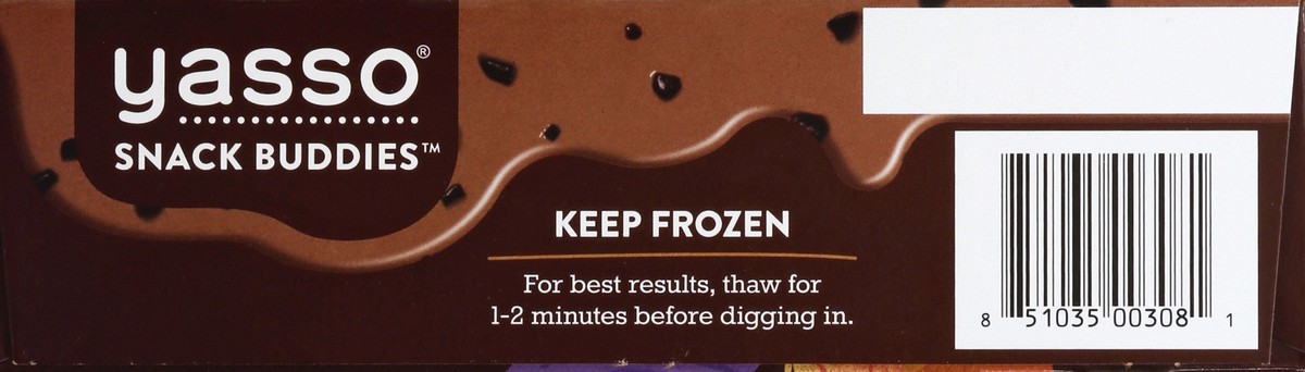 slide 5 of 6, Yasso Fudge Space Chip Frozen Greek Yogurt Bars, 8 ct