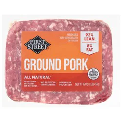 First Street Ground Pork