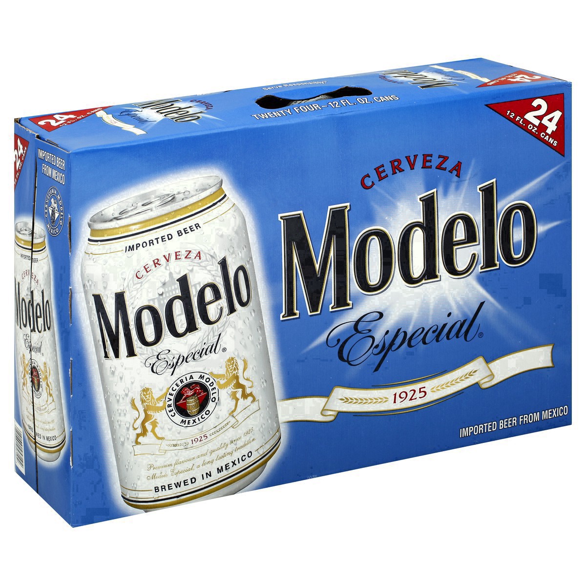 slide 15 of 43, Modelo Mexican Lager Import Beer, 24 pk 12 fl oz Cans, 4.4% ABV, 24 ct; 12 fl oz