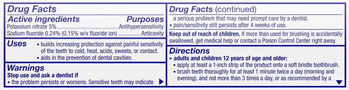 slide 9 of 9, Sensodyne Extra Whitening Sensitive Teeth Whitening Toothpaste - 0.8 Ounces, 0.8 oz