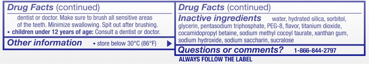 slide 3 of 9, Sensodyne Extra Whitening Sensitive Teeth Whitening Toothpaste - 0.8 Ounces, 0.8 oz