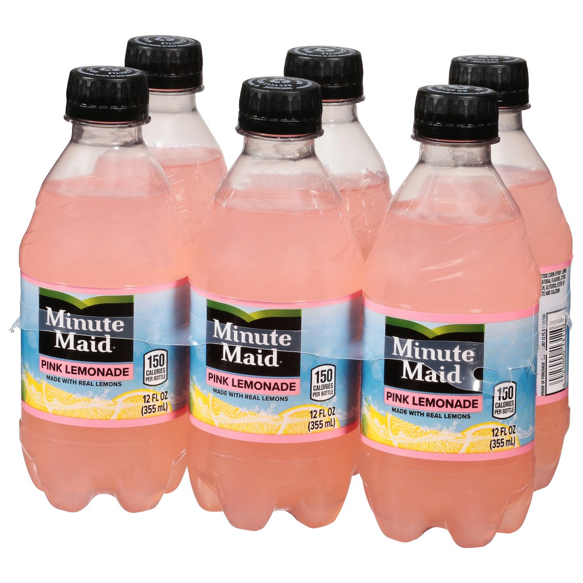 slide 5 of 9, Minute Maid Pink Lemonade Bottles, 12 fl oz, 6 Pack, 6 ct