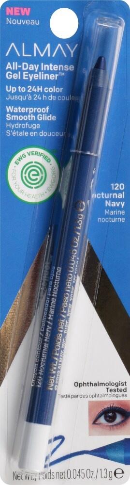 slide 1 of 1, Almay All-Day Intense Gel Eyeliner, Nocturnal Navy, 0.028 oz